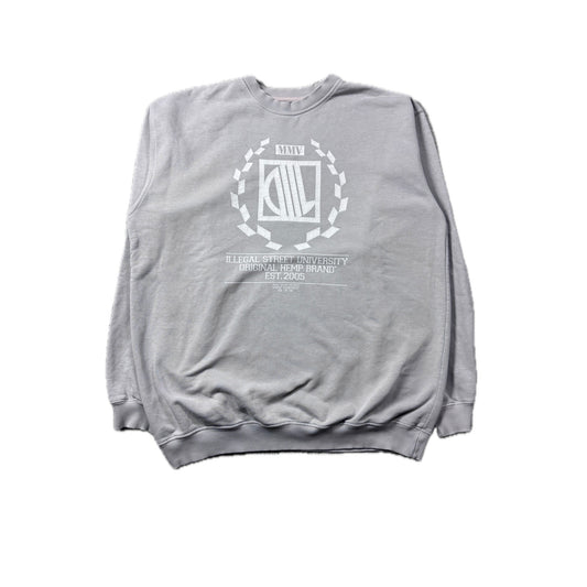 Hemp Gru Dill Gang Polish Hip-Hop vintage crewneck gray HWDP