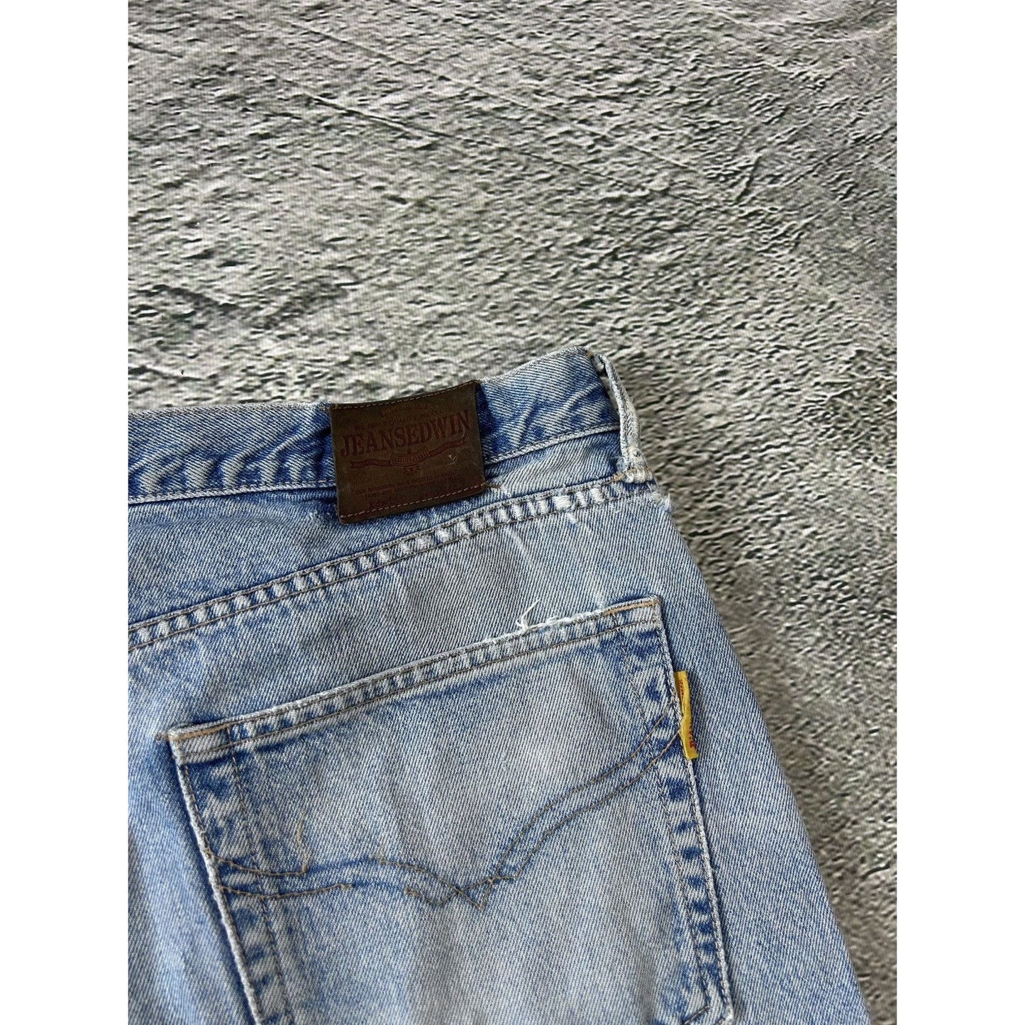 Edwin jeans Japanese denim pants baby blue baggy