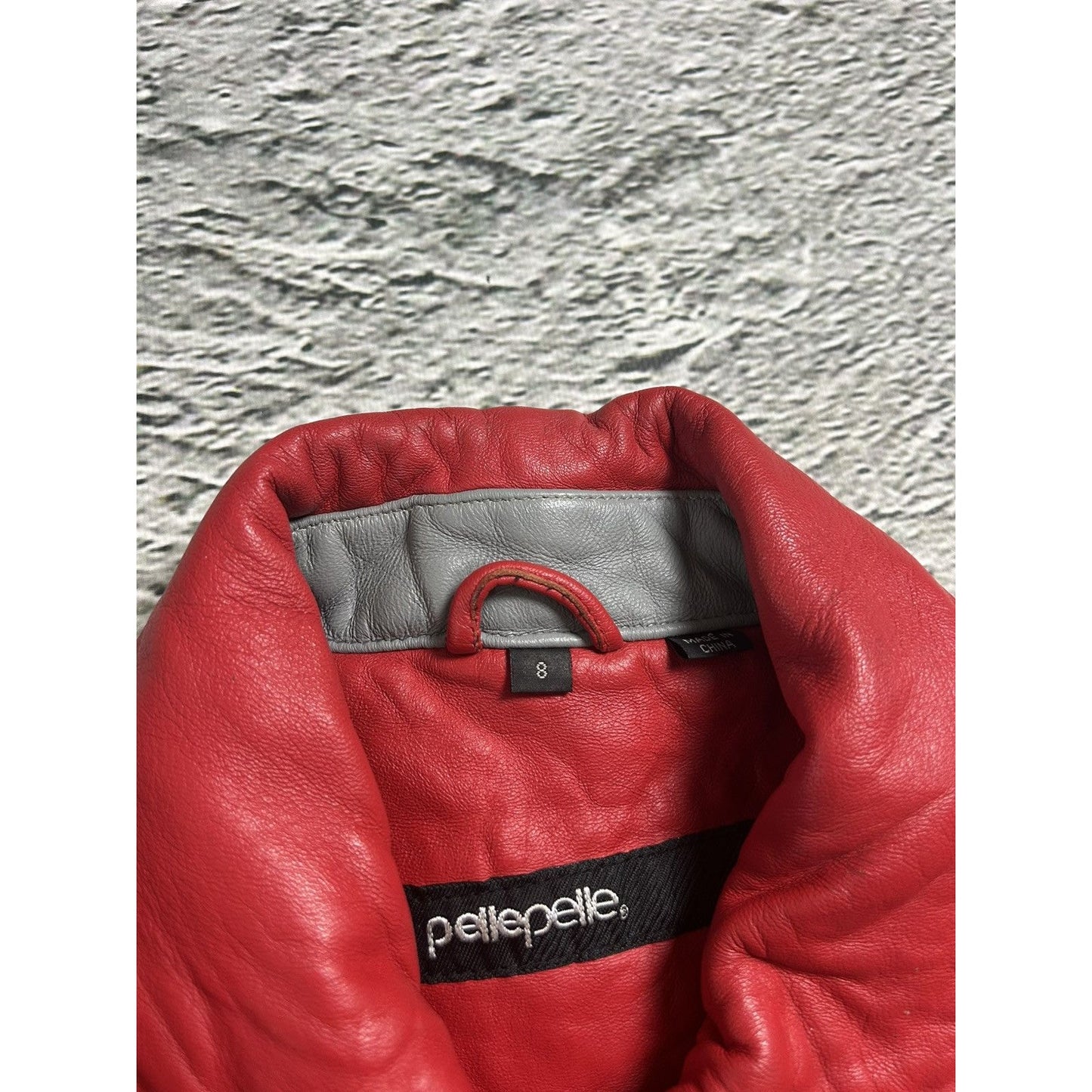 Pelle Pelle leather jacket red casino