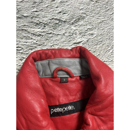 Pelle Pelle leather jacket red casino