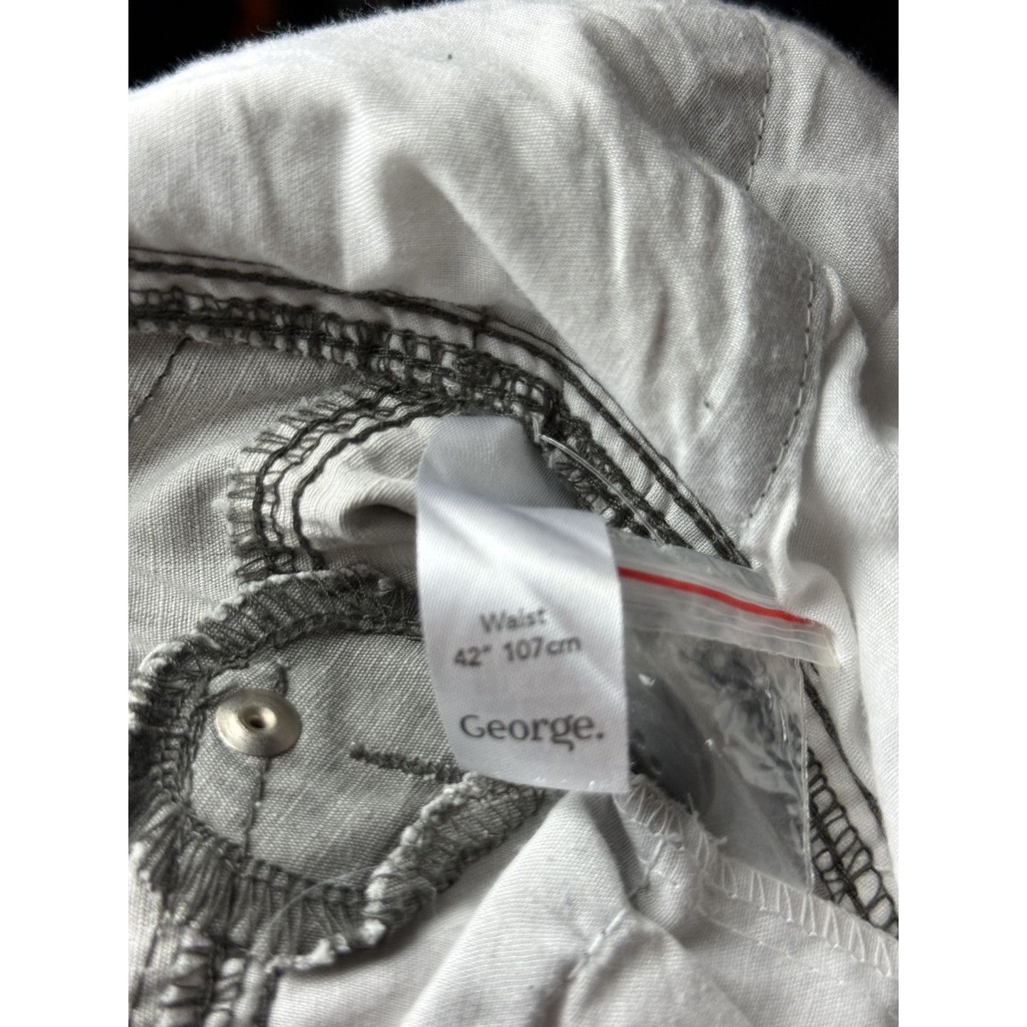 George camo gray shorts jorts y2k
