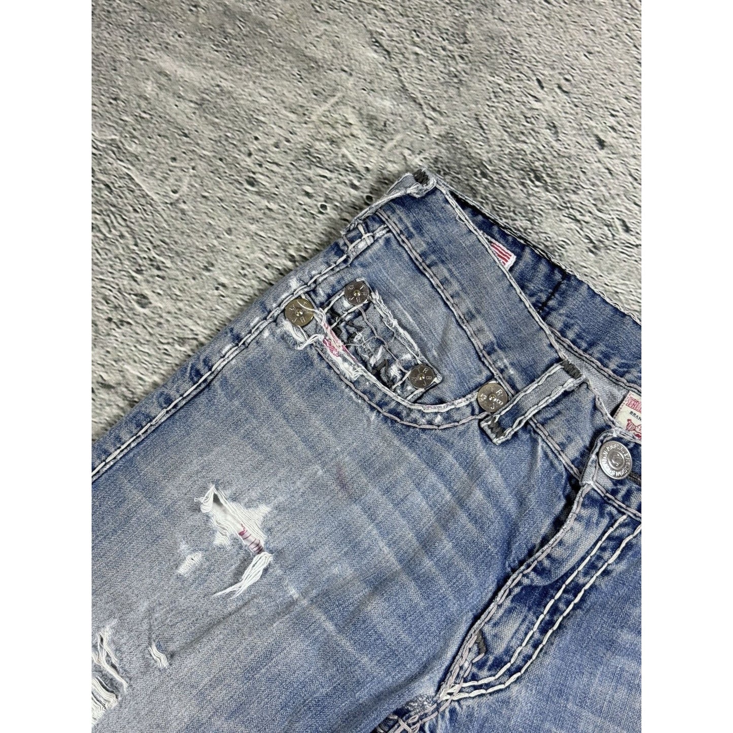 True Religion jeans vintage Bobby denim pants straight