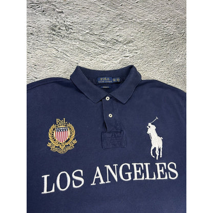 Chief Keef Polo Ralph Lauren Los Angeles navy blue big pony