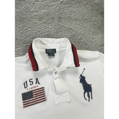 Chief Keef Polo Ralph Lauren vintage USA big pony white