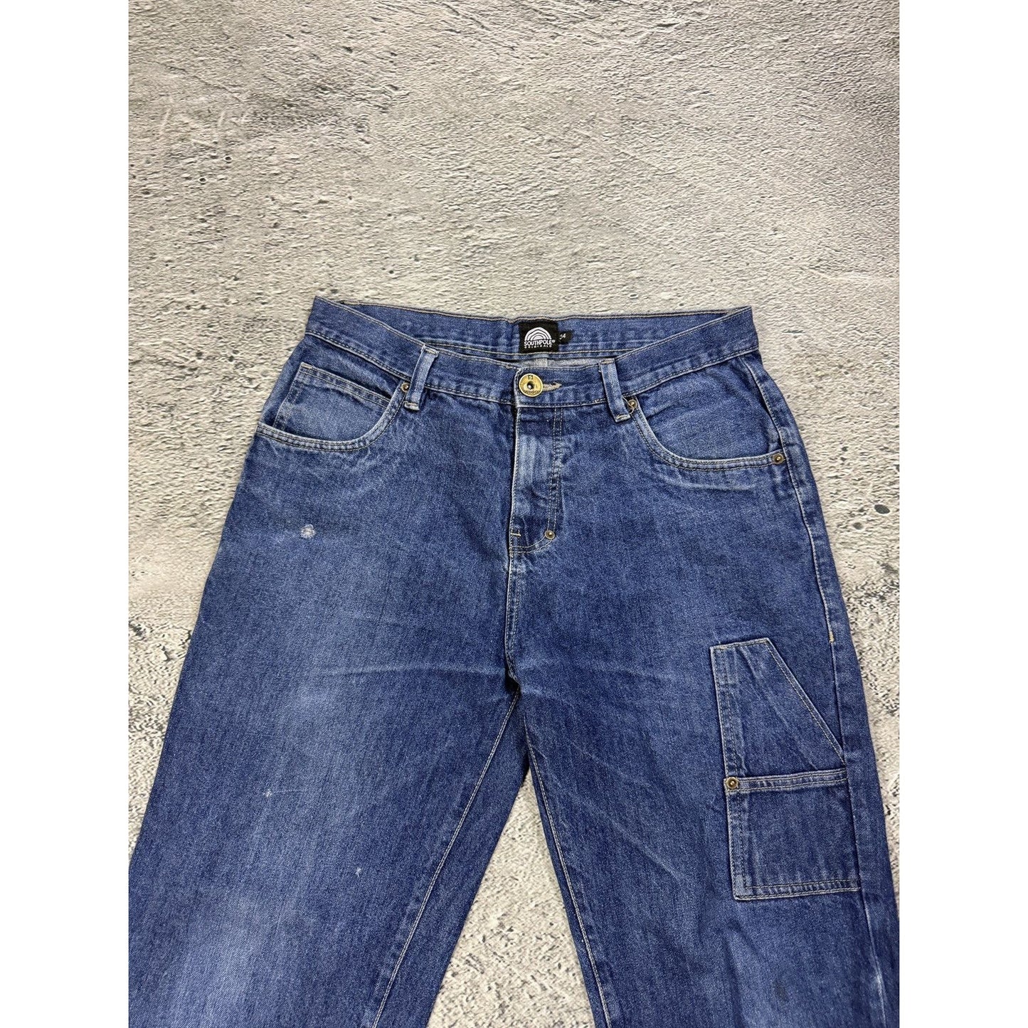 Southpole Jeans vintage big logo skate hip hop denim pants