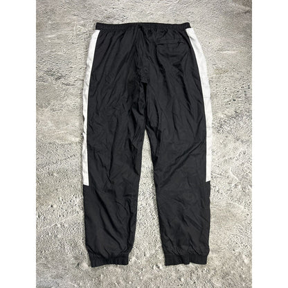 Nike vintage black nylon track pants small logo drill Y2K