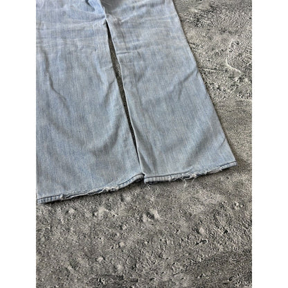 True Religion vintage baby blue jeans Ricky Rainbow
