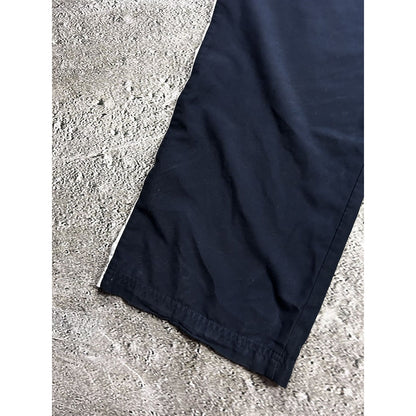 Nike vintage navy nylon track pants drill parachute Y2K