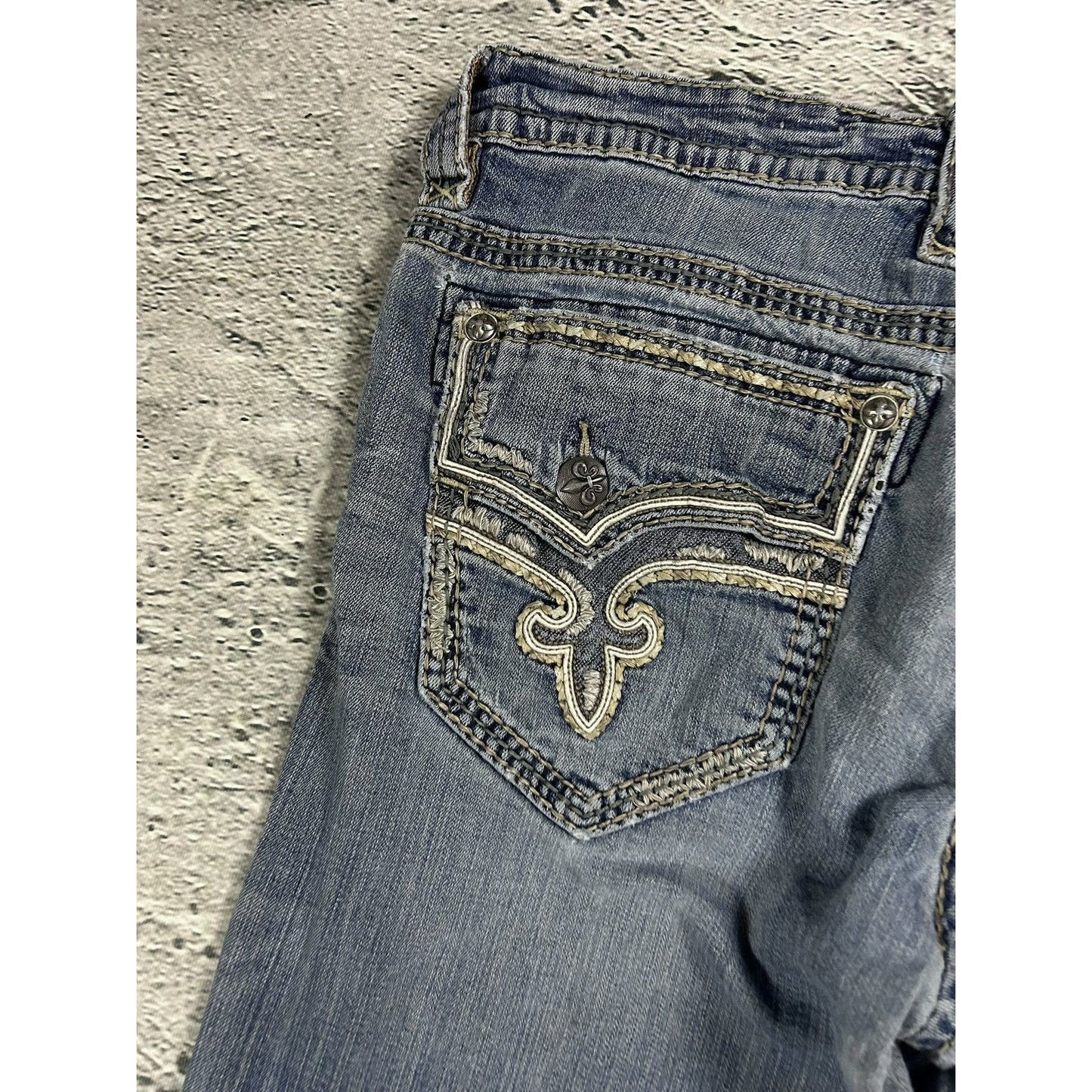 Rock Revival Rogue washed jeans Y2K flared Bootcut