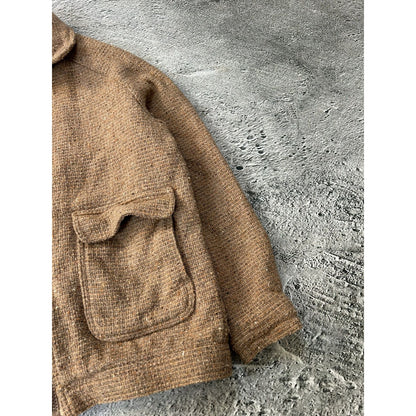 Italian true vintage wool jacket brown 60s