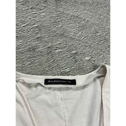 Balenciaga T-shirt floral vintage vneck tee