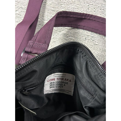 George Gina & Lucy bag khaki purple Y2K GGL Come Titikaka