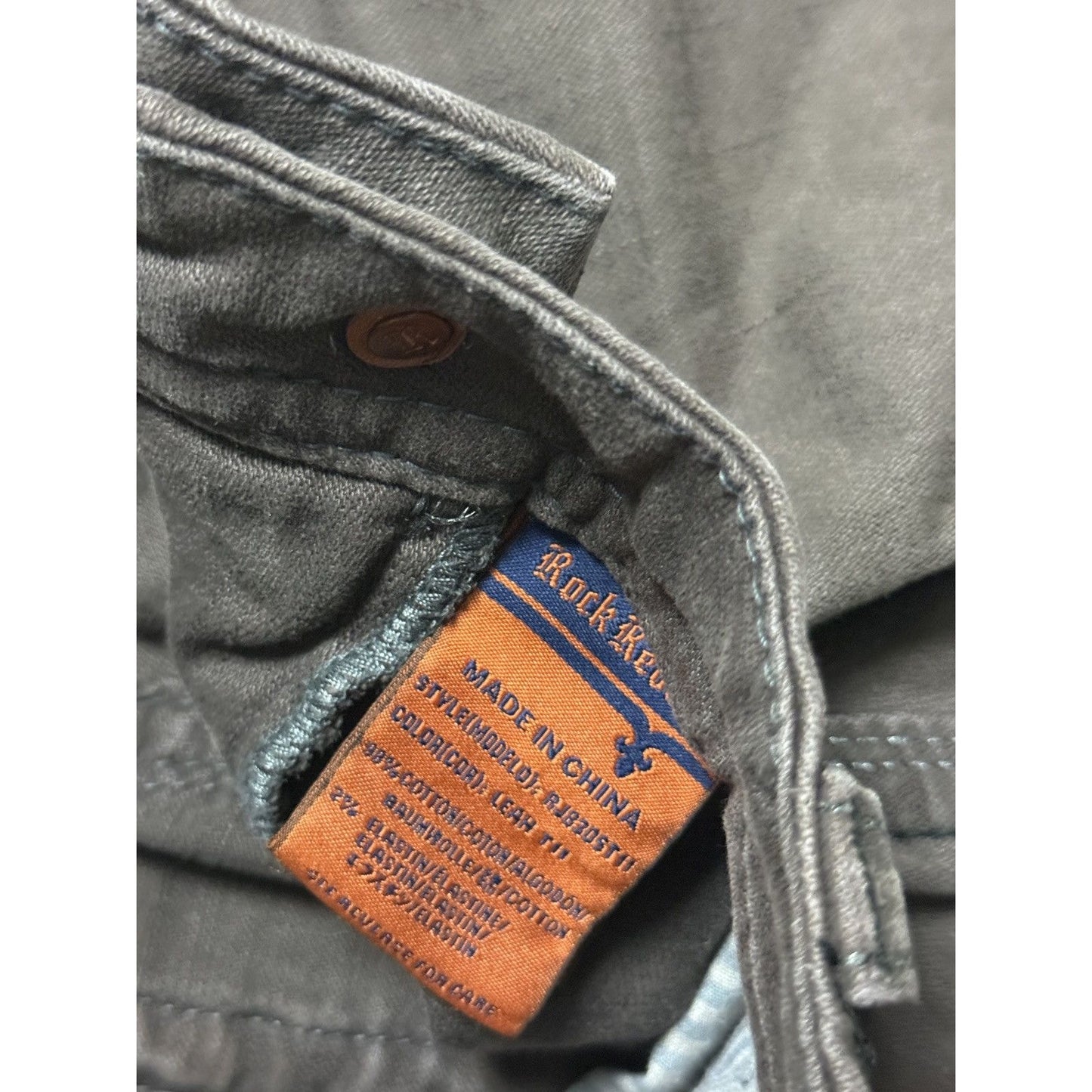 Rock Revival vintage brown jeans Y2K straight