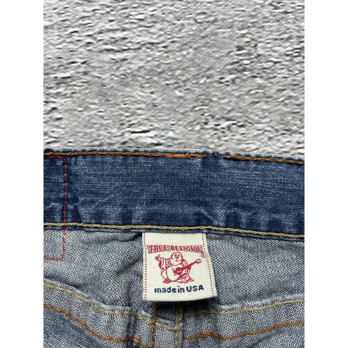 True Religion vintage jeans embroidery sunrise bootcut Y2K