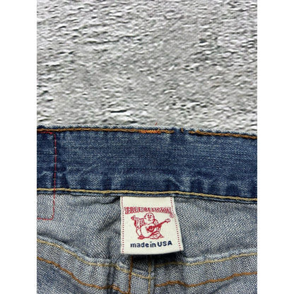 True Religion vintage jeans embroidery sunrise bootcut Y2K