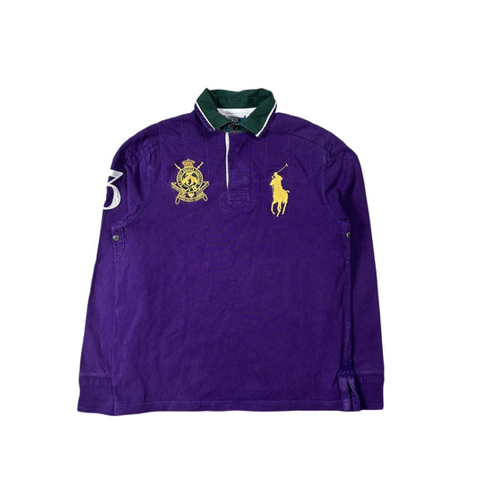 Chief Keef Polo Ralph Lauren big pony purple green collar