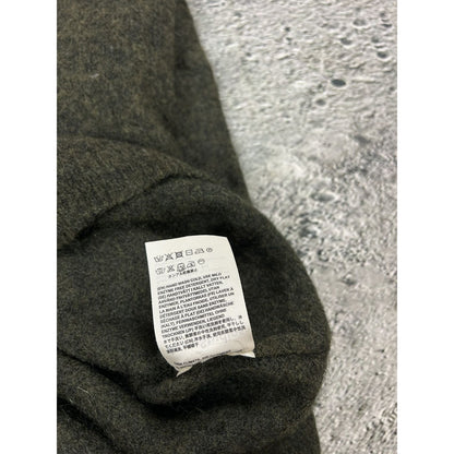 Acne Studios mohair sweater dramatic moh khaki