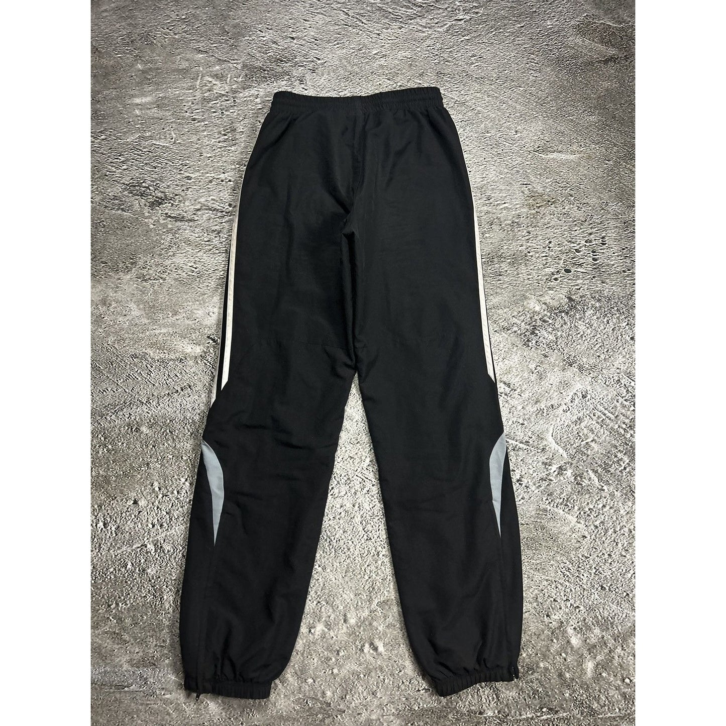 Adidas vintage grey nylon track pants drill Y2K