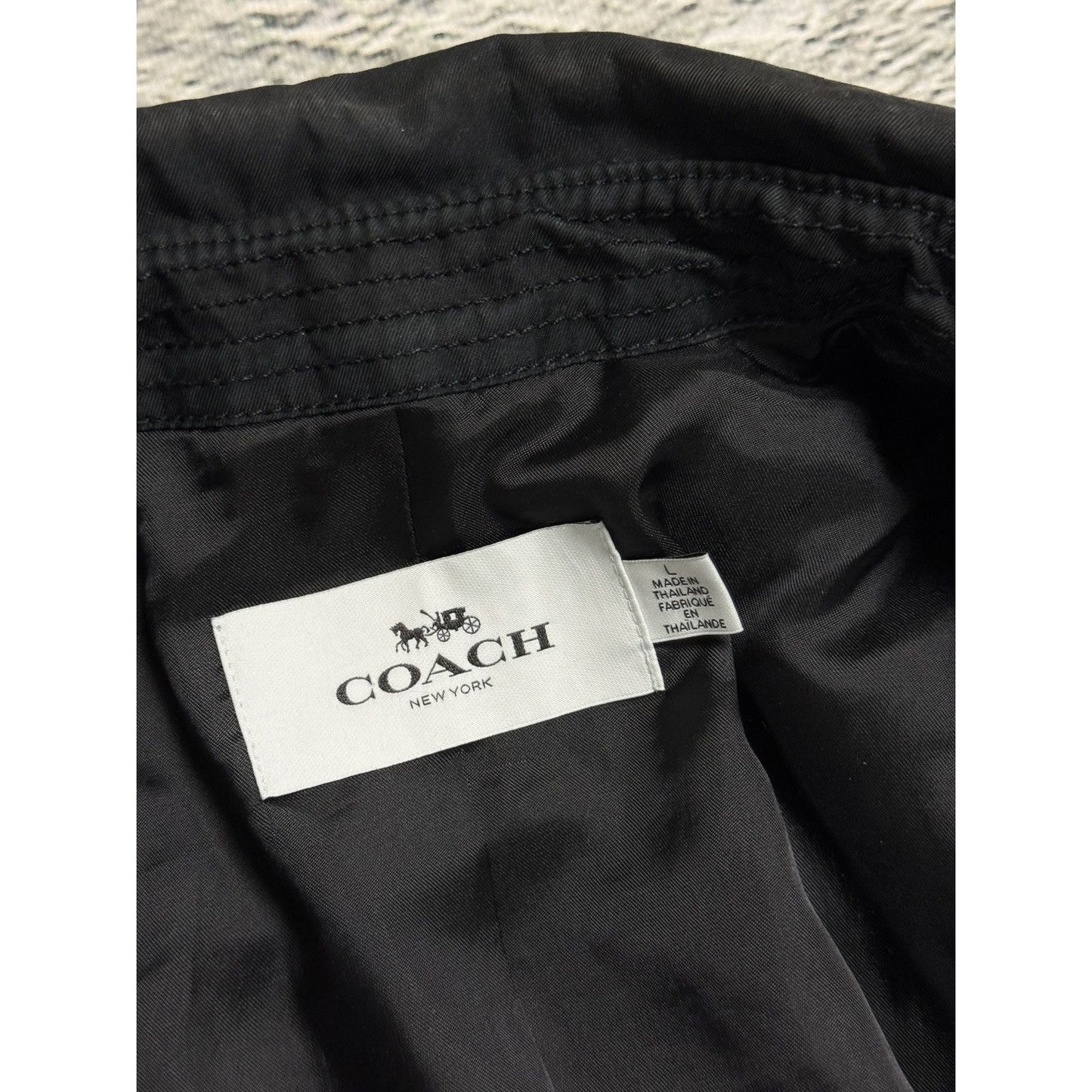 Coach Trench Coat black