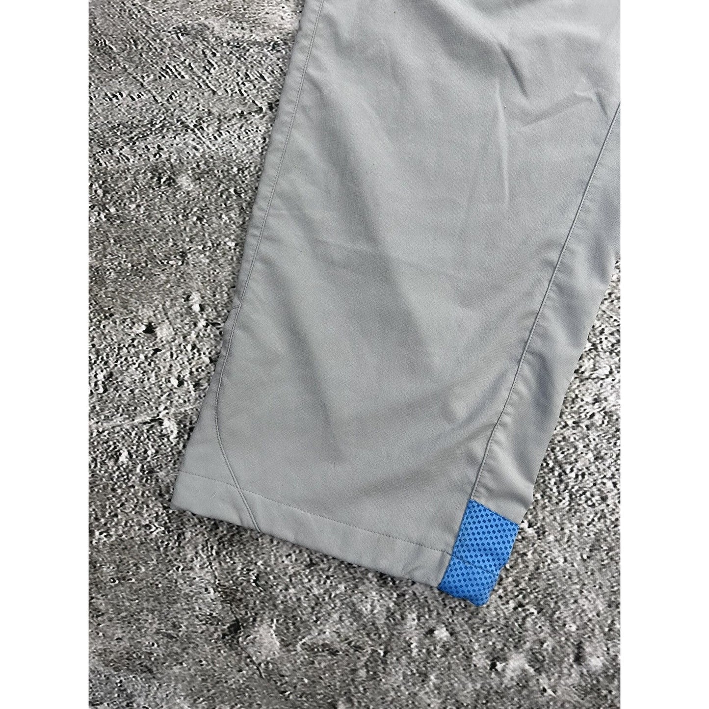 Nike vintage nylon track pants grey blue drill parachute y2k baggy