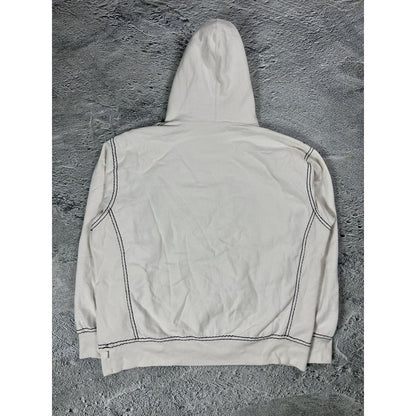 Supreme Big Stitch Hoodie White FW20 True Religion style