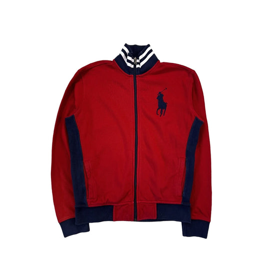 Chief Keef Polo Ralph Lauren red zip sweatshirt big pony red