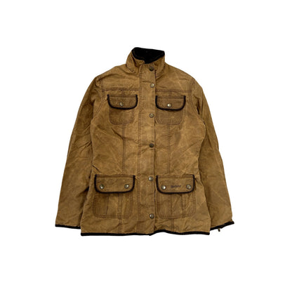 Barbour jacket brown tartan