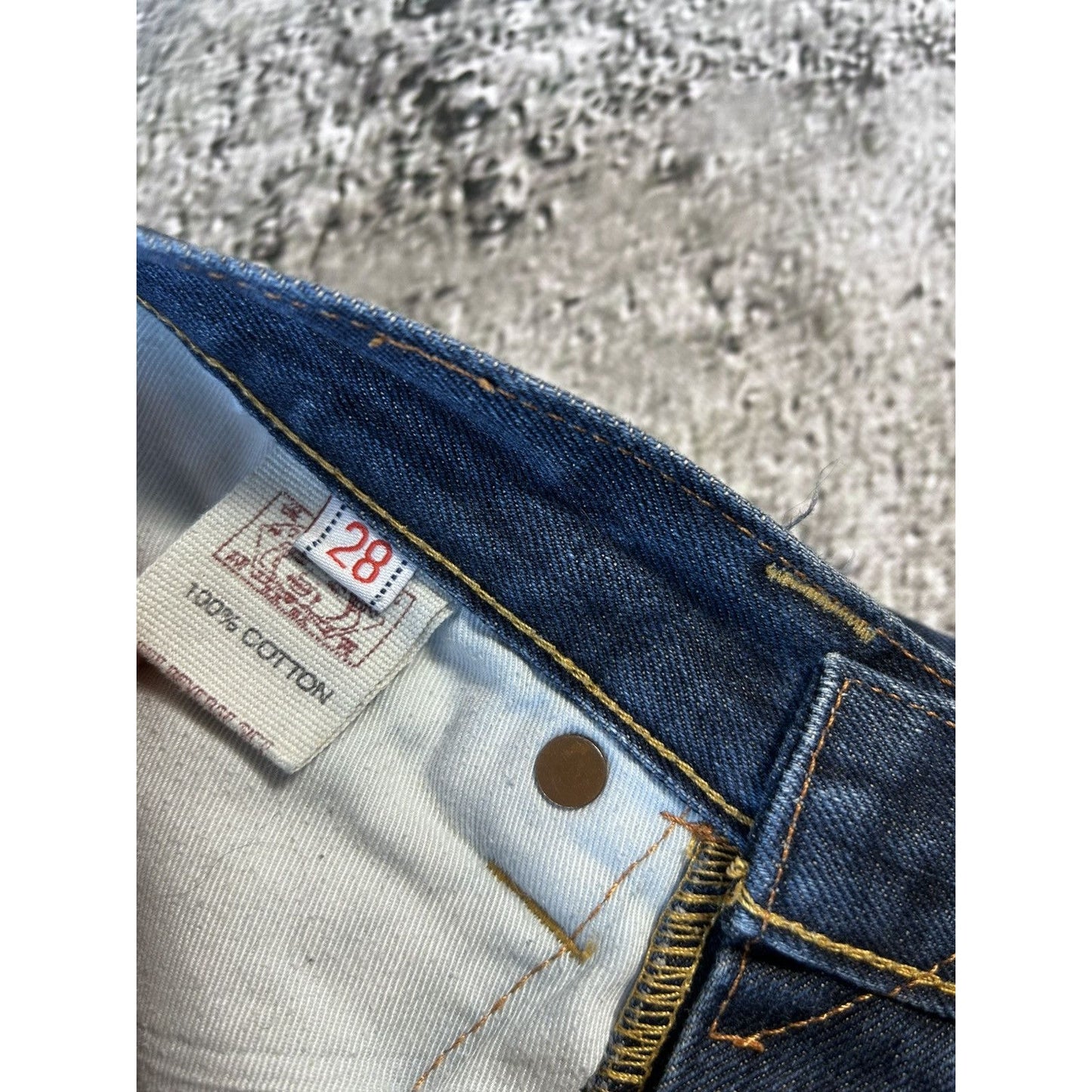 Evisu jeans daicock big logo red selvedge denim Japan