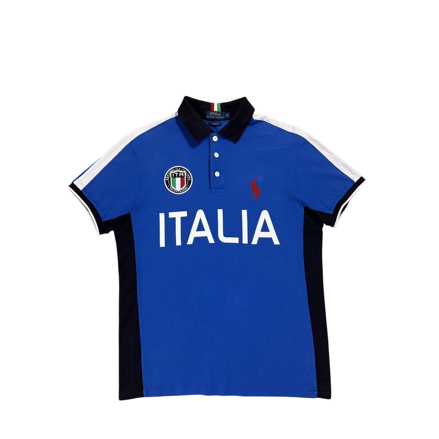 Chief Keef Polo Ralph Lauren Italia vintage blue polo shirt