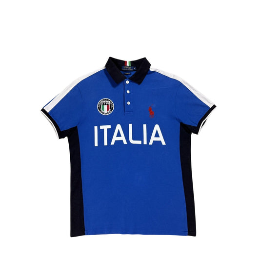 Chief Keef Polo Ralph Lauren Italia vintage blue polo shirt