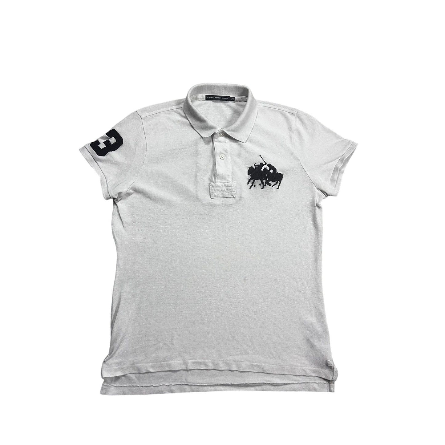 Chief Keef Polo Ralph Lauren Sport vintage white big pony