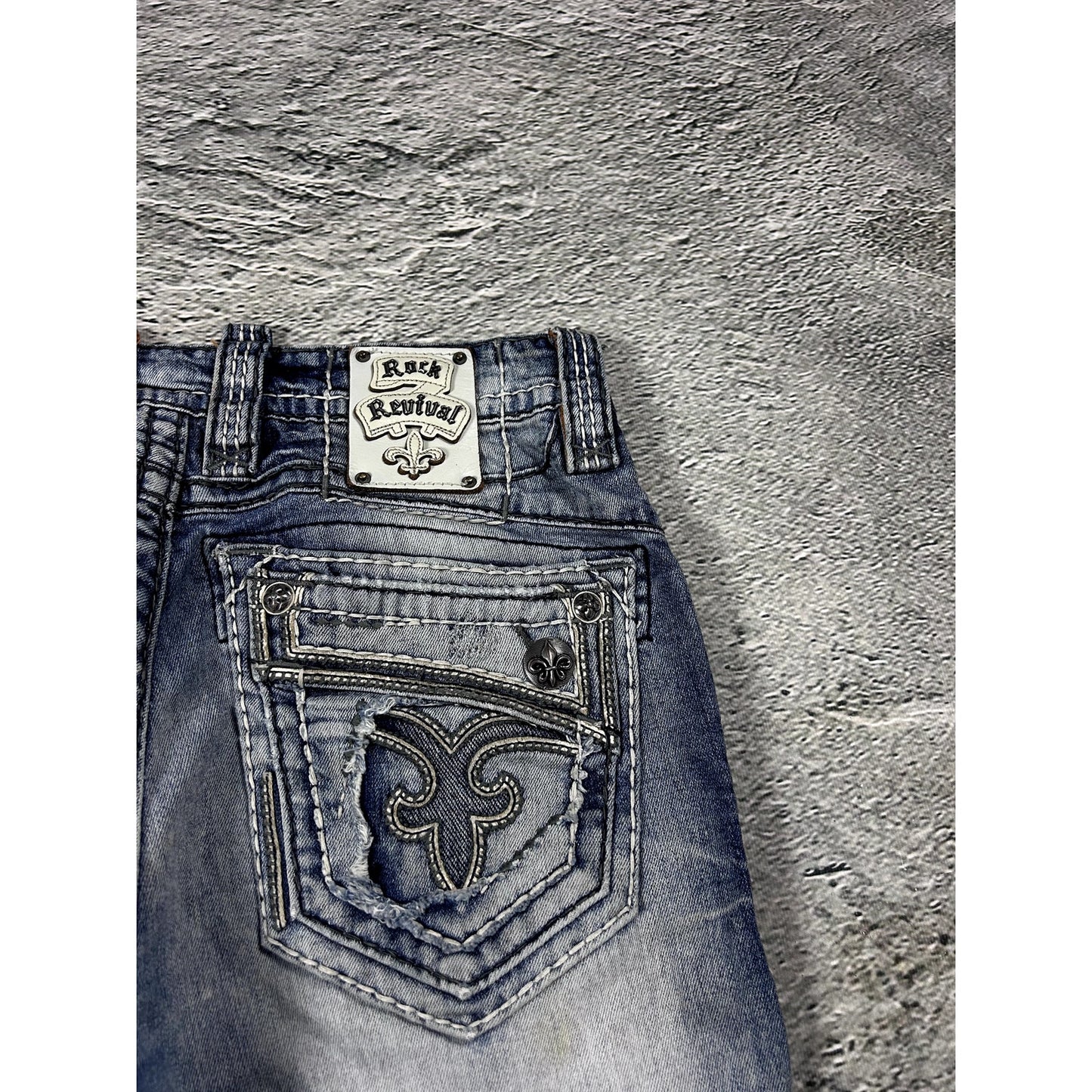 Rock Revival vintage blue jeans Y2K flared ZED