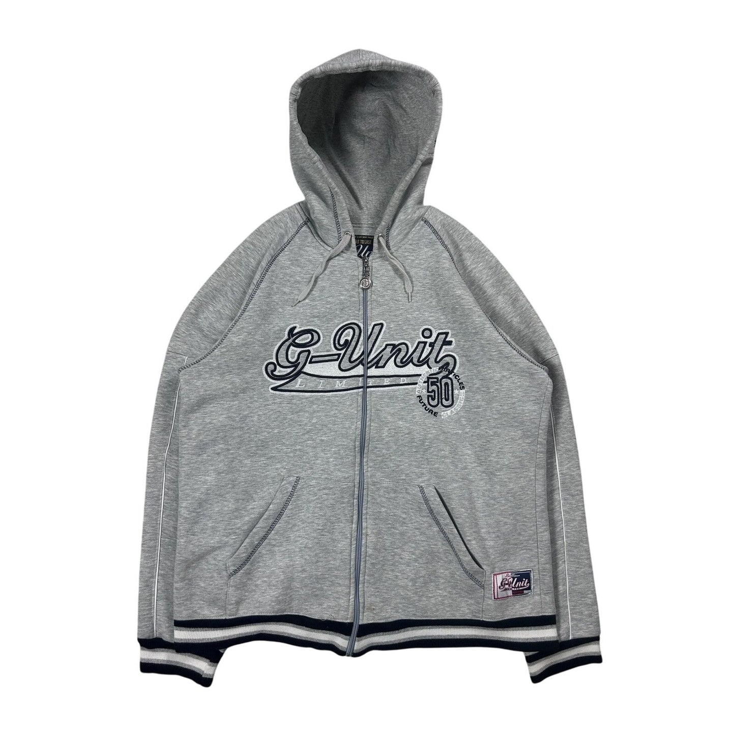 G Unit zip hoodie grey vintage hip hop 50 Cent