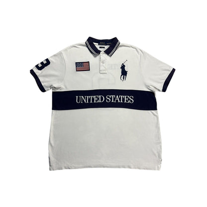 Chief Keef Polo Ralph Lauren USA vintage shirt white