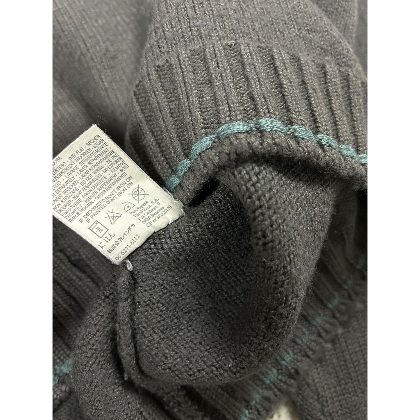 Diesel vintage sweater big logo grey Y2K