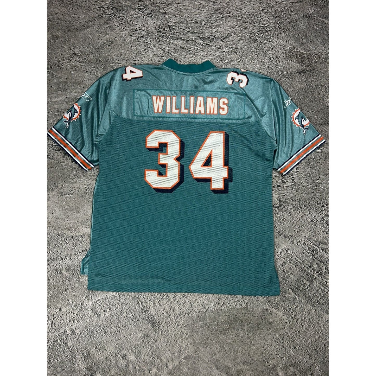 Ricky Williams #34 Miami Dolphins NFL Jersey Reebok