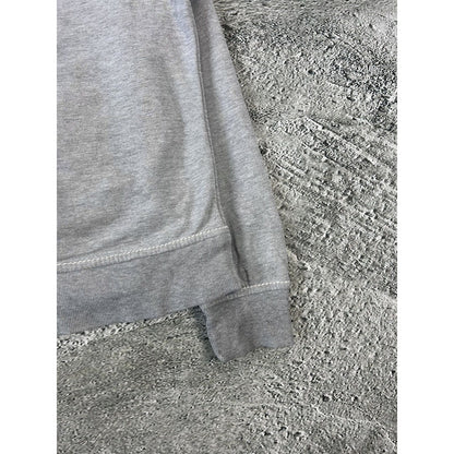 True Religion vintage grey zip hoodie white thick stitching