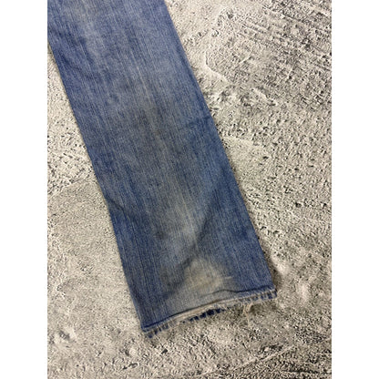 True Religion jeans vintage denim pants blue distressed