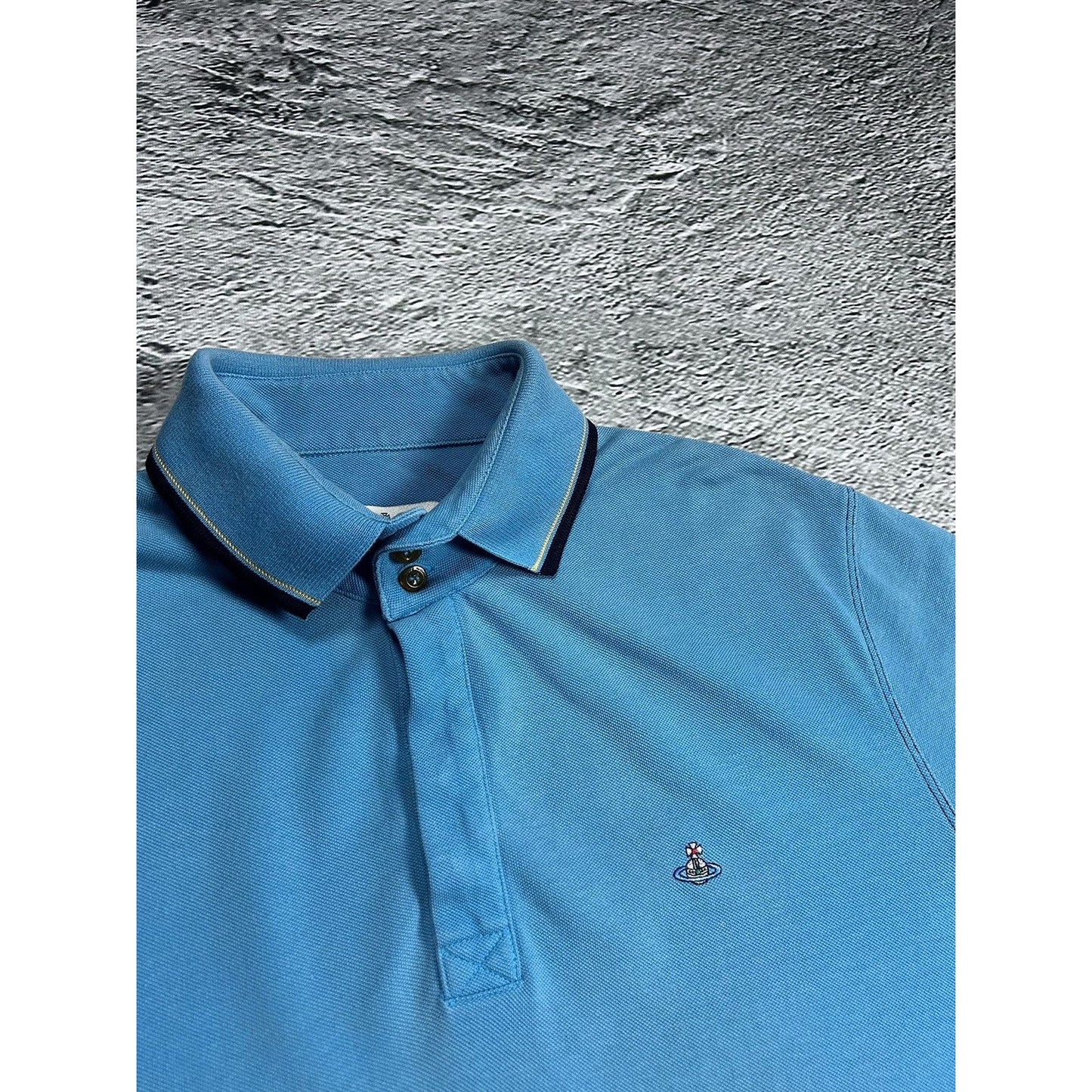 Vivienne Westwood polo t-shirt baby blue small logo