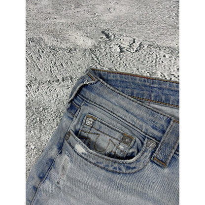True Religion jeans vintage bootcut denim pants baby blue