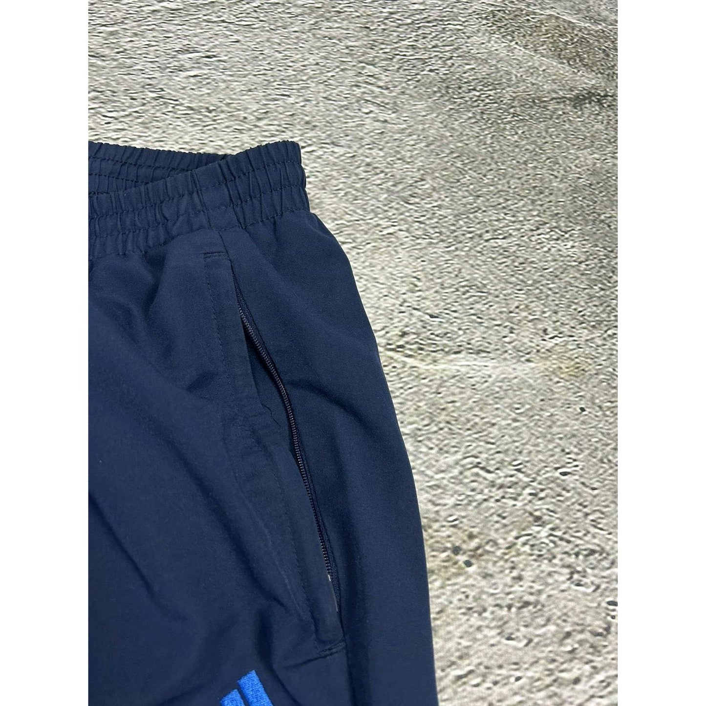 Adidas vintage navy blue track pants small logo 2000s