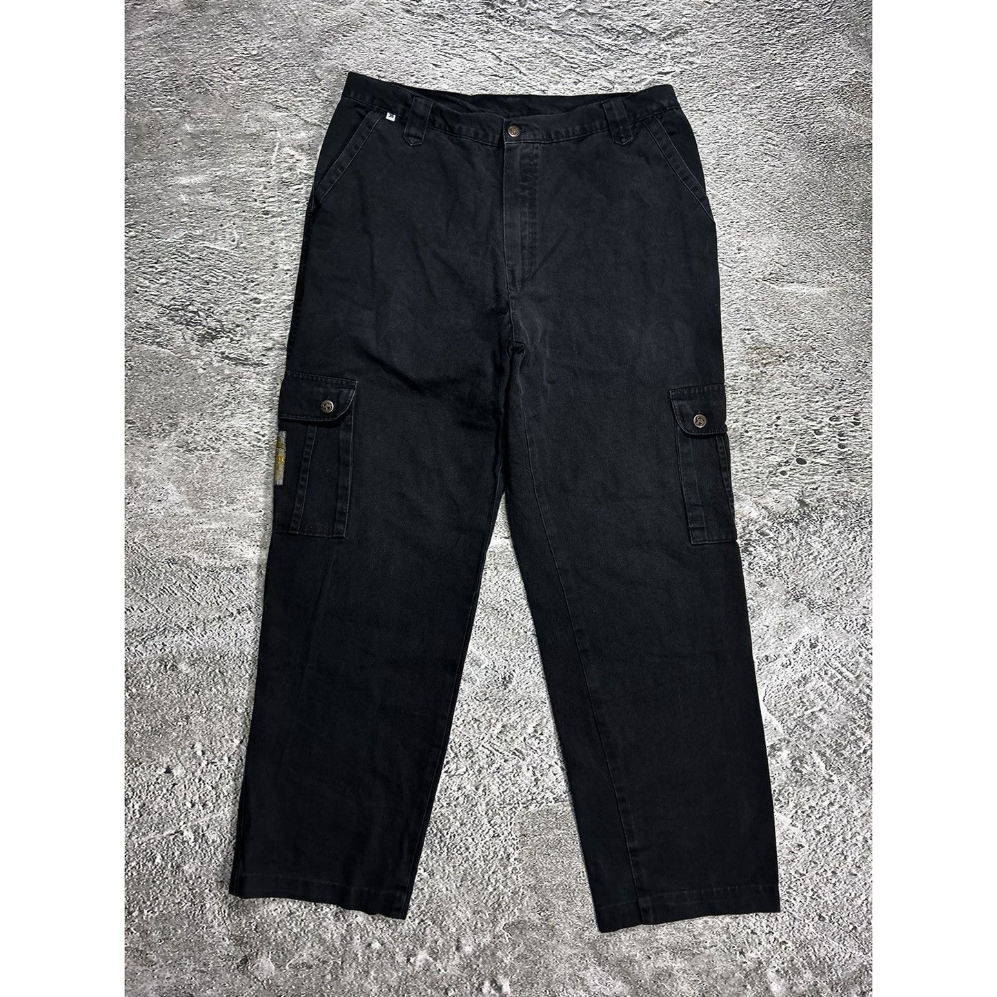 Camel cargo pants black vintage workwear Active