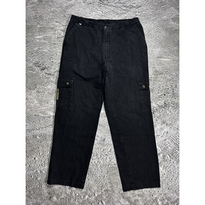 Camel cargo pants black vintage workwear Active