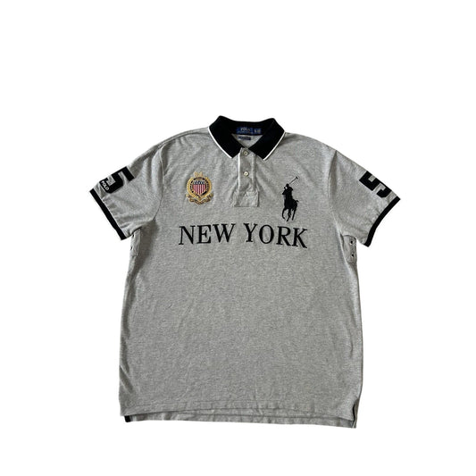 Chief Keef Polo Ralph Lauren New York grey Polo T-shirt