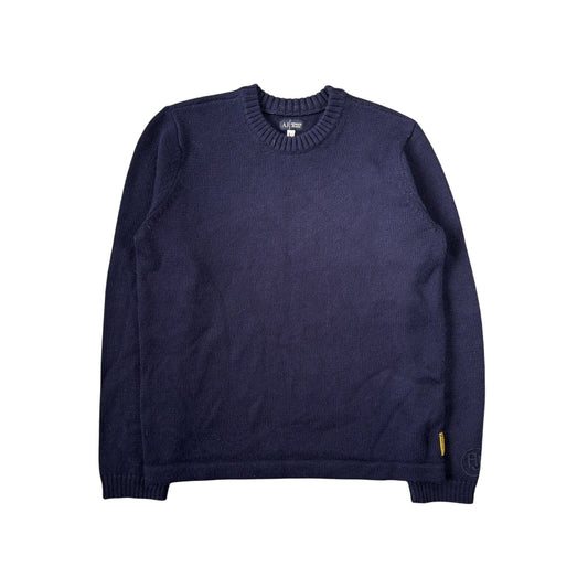 Armani Jeans sweater Vintage Lana Wool Navy blue