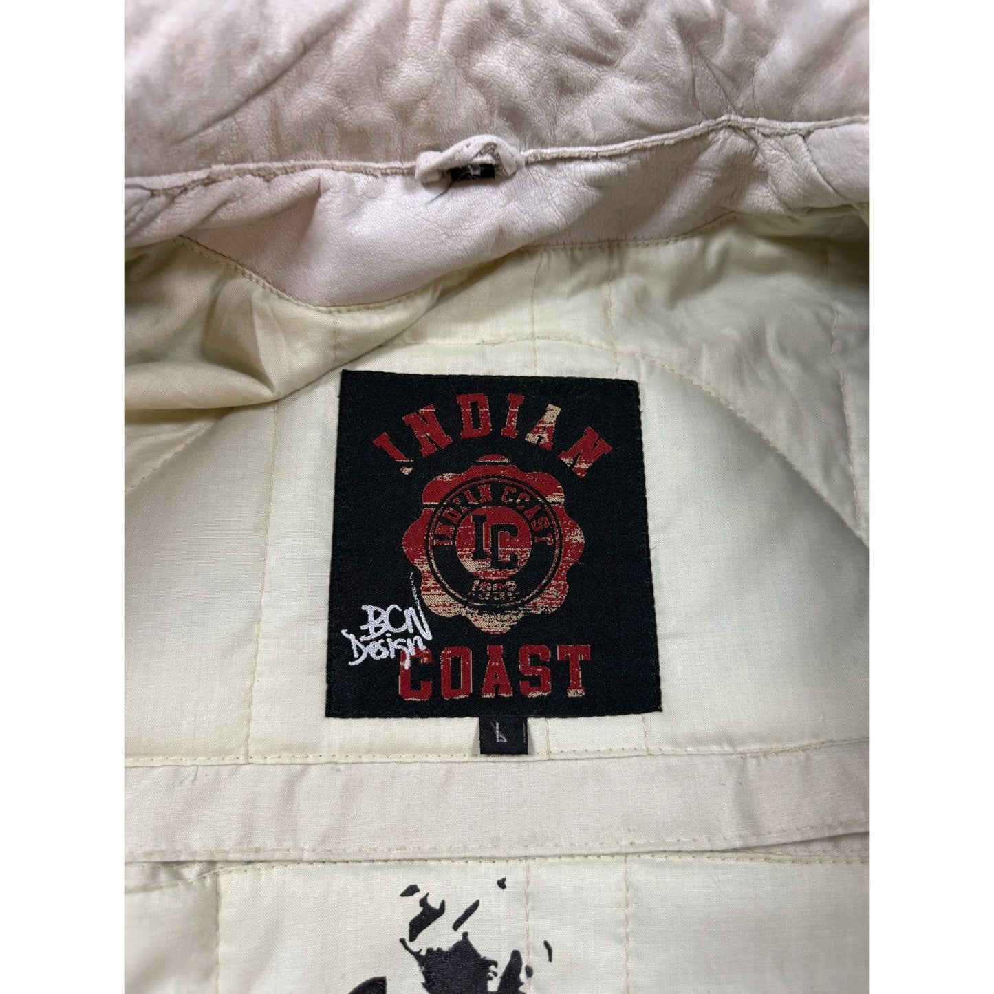 Indian Coast BCN Racing Leather Jacket vintage motorcycle