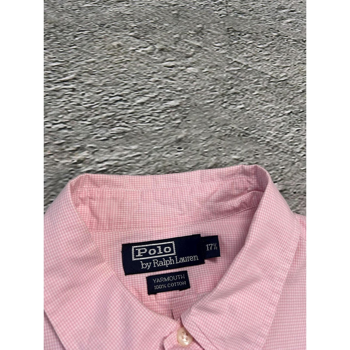 Polo Ralph Lauren pink shirt button up longsleeve checked