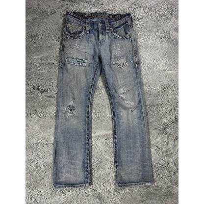 Rock Revival Rogue washed jeans Y2K flared Bootcut