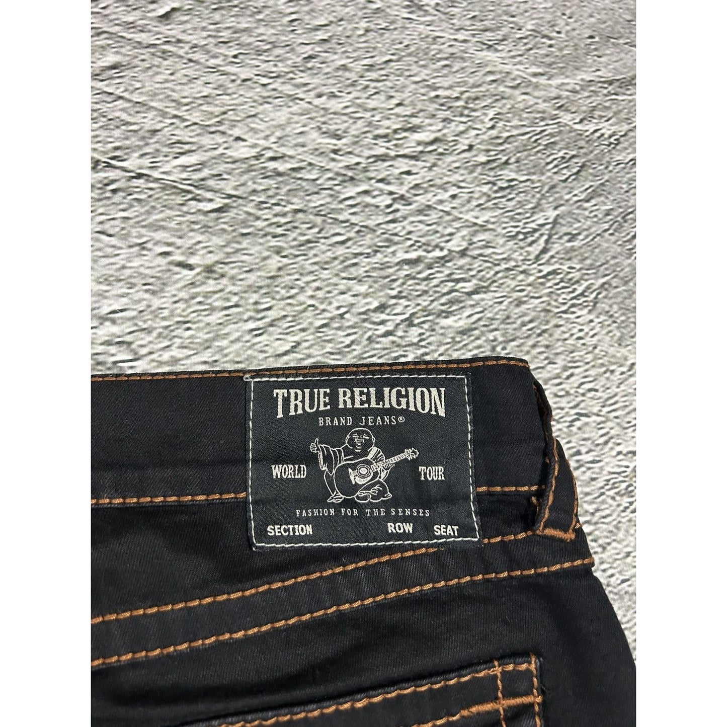 True Religion vintage black jeans denim pants Y2K Ricky