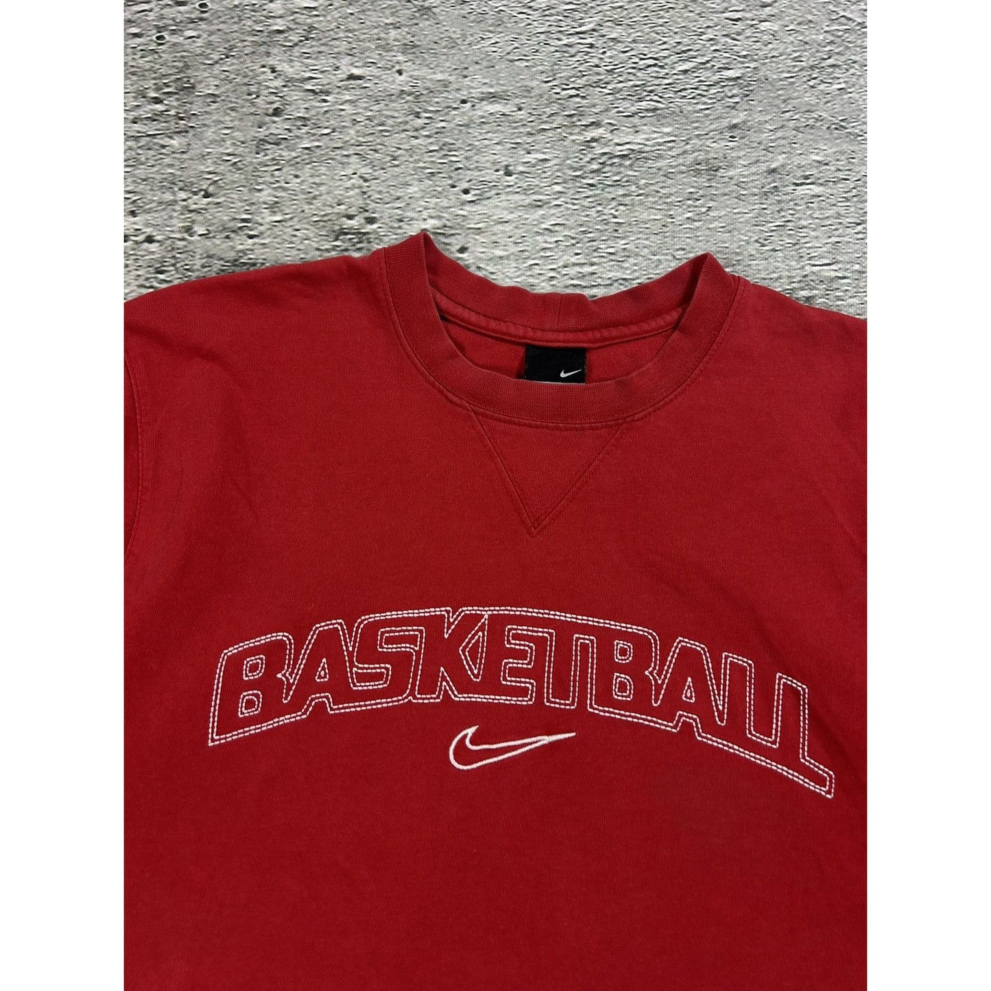 Nike Basketball T-Shirt Vintage Red Boxy Cropped